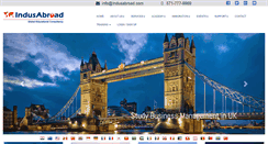 Desktop Screenshot of indusabroad.com